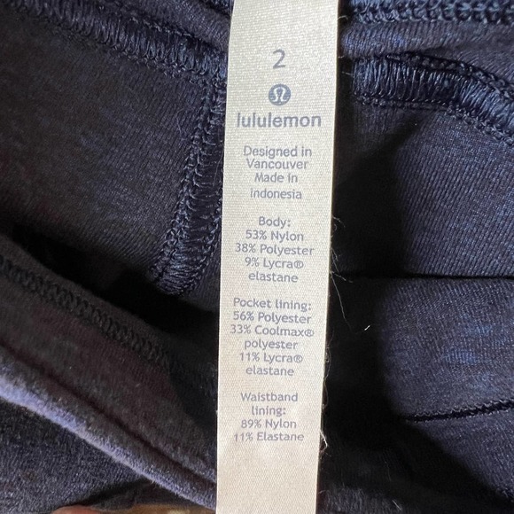 Lululemon High-Rise Run On Jogger Pants Women's Sze 2 Heathered Hero Blue Rulu - Picture 10 of 11